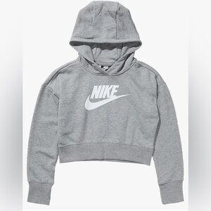 Girls Nike French Terry Cropped Hoodie Size XL